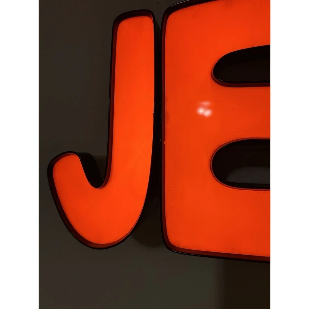 LED Neon Light Sign spelling out 